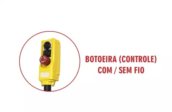 Botoeira da Mini Grua 500 kg MG